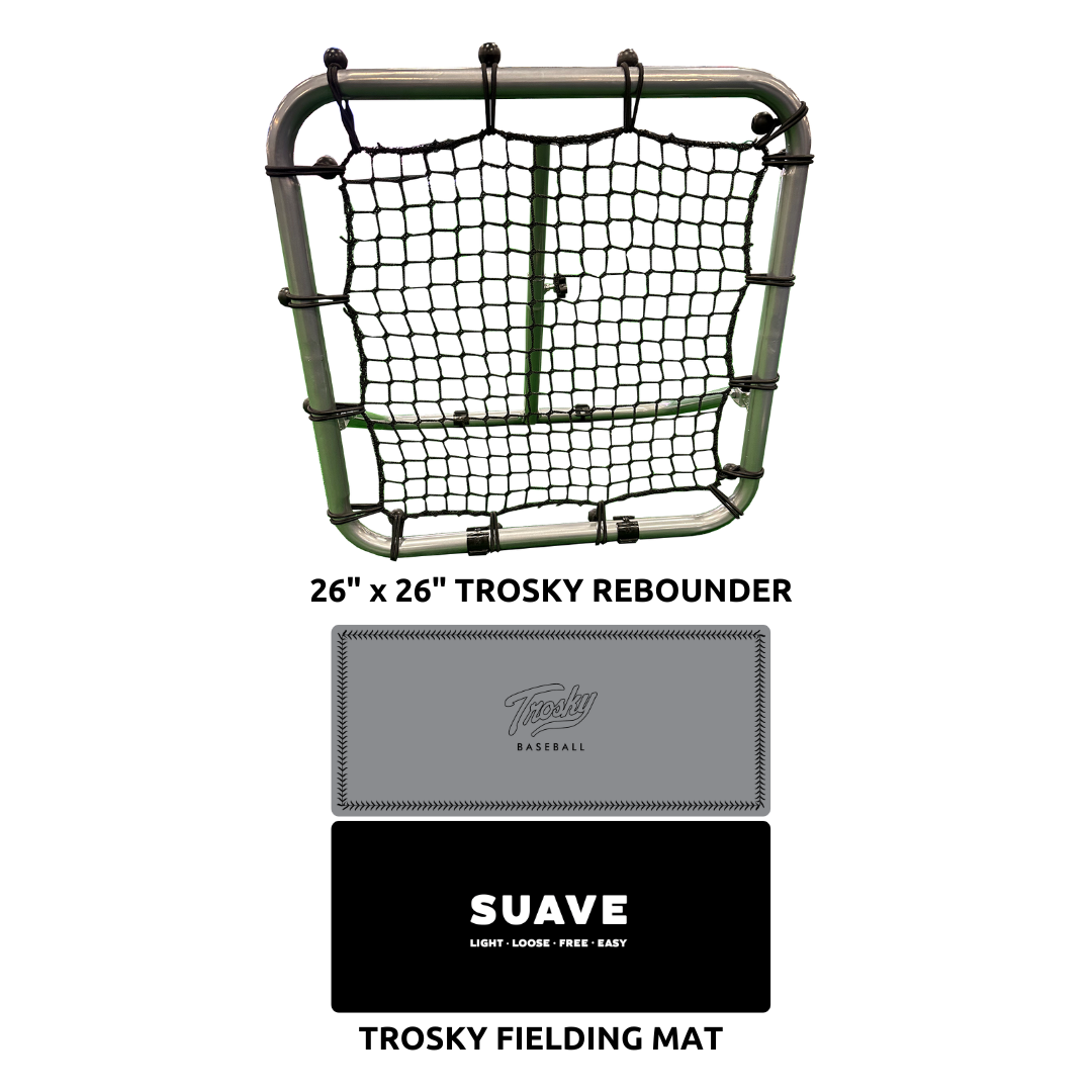 26" x 26" Rebounder with Fielding Mat