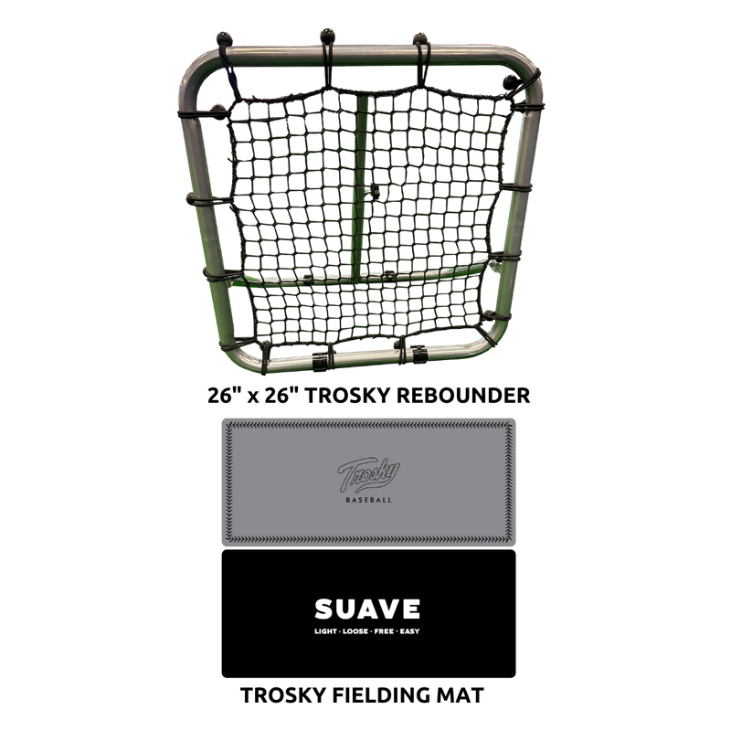 Load image into Gallery viewer, 26" x 26" Rebounder with Fielding Mat