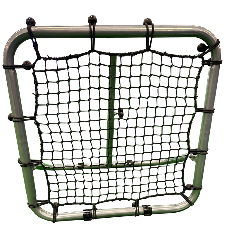 Load image into Gallery viewer, Trosky 26&quot; x 26&quot; Rebounder with Trosky Fielding Mat, Flat Cones (5 Hop Drill)
