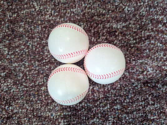 white softball ball