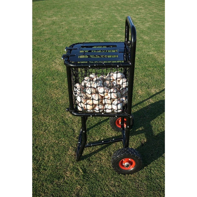 Load image into Gallery viewer, Pro Ball Cart- Medium w/ Lid w/ Bungee Net Saver
